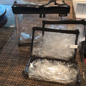 Clear make up bags